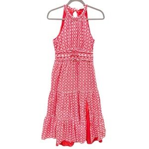 Likely Dress Women's 10 Avalia Halter Eyelet Midi